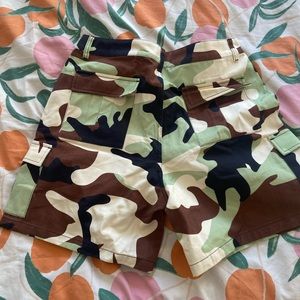 NWT Golf Wang Camo Cargo Shorts - 32 Waist